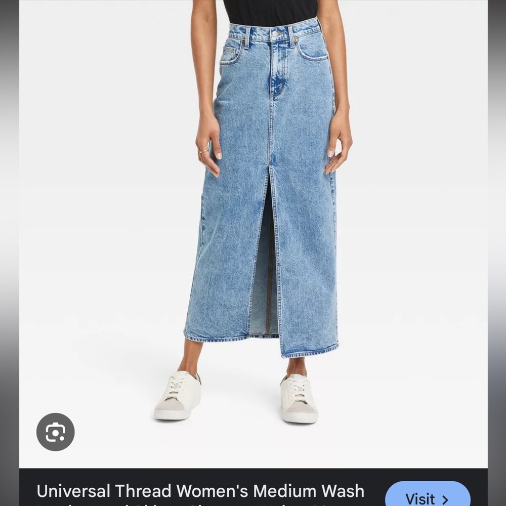 Universal Thread Blue Denim Skirt